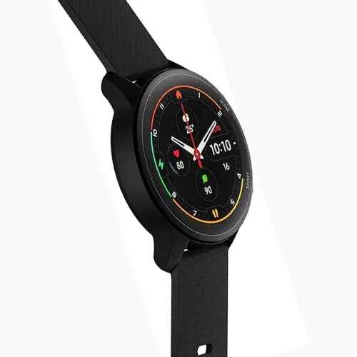 Primer plano de smartwatch Xiaomi Mi Watch negro